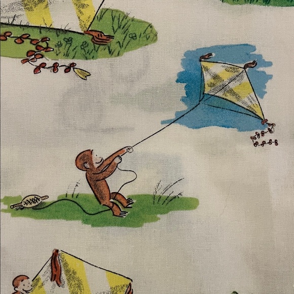 Curious George Fabric Vintage Style - Picture 11 of 13